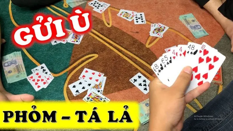 cách chơi phỏm Luật đền bài được áp dụng trong Phỏm