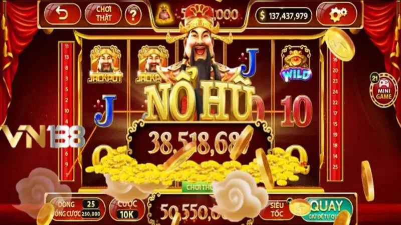 Game nổ hũ online VN138 có thiết kế giao diện thân thiện
